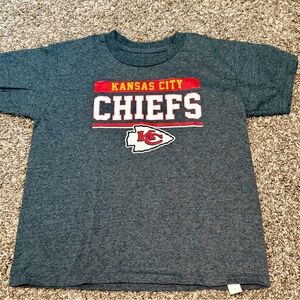Team Apparel Kids Gray Kansas City Chiefs Tee
